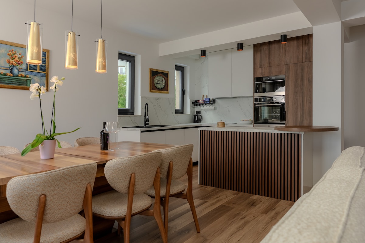 Apartment Azure – Voll ausgestattete Küche